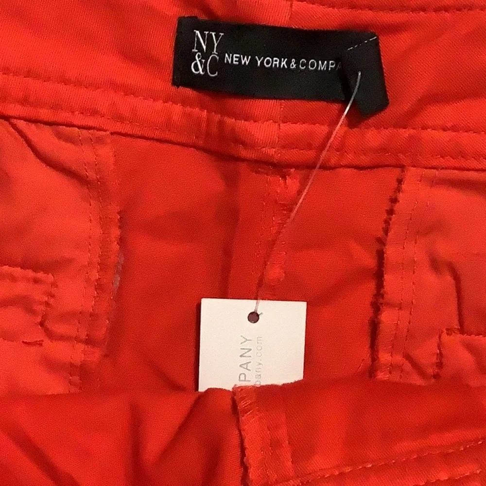 New York & Company Women's Red Shorts